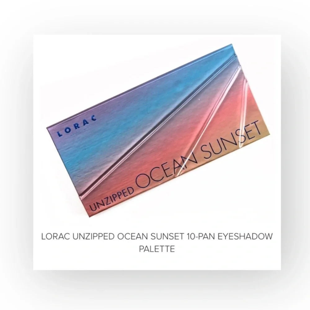 new Lorac ☀︎︎ Mermaid Ocean Sunset Palette ☀︎ 10 Gorgeous Eyeshadow Colors ☀︎